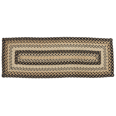 Cornbread Rectangle Braided Rug 24x72